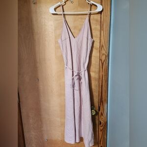 Gold Hawk Elegant Pink Sleeveless Dress